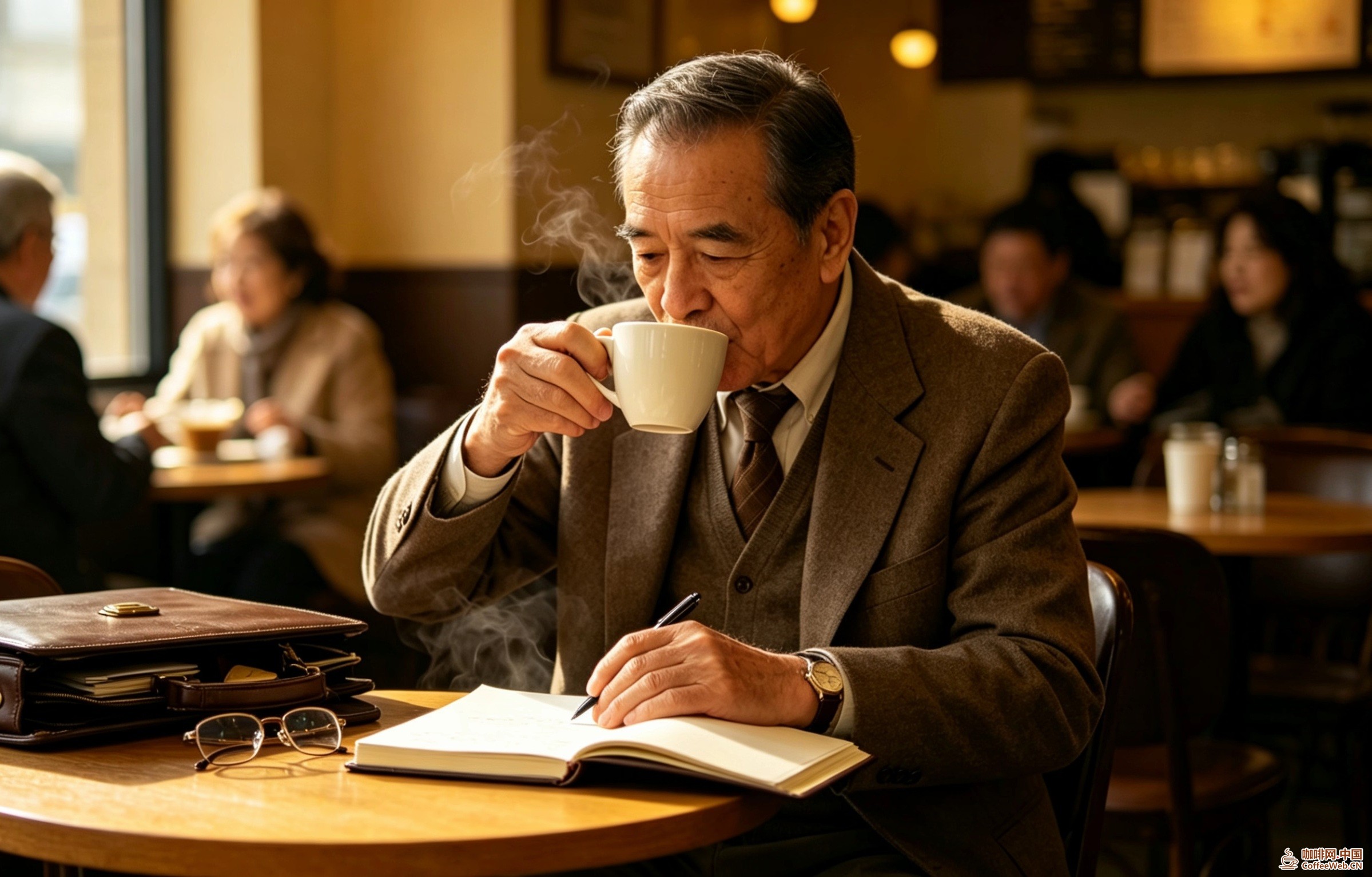 退休后，丈夫在咖啡店出钱找&ldquo;工位&rdquo;After retirement, the husband spent money in a coffee shop to find a "workstation"