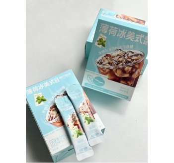 摩氏咖啡推出薄荷冰美式，打造专属夏日低卡清爽速溶咖啡Morse Coffee launches mint ice American style, creating exclusive summer low calorie refreshing instant coffee
