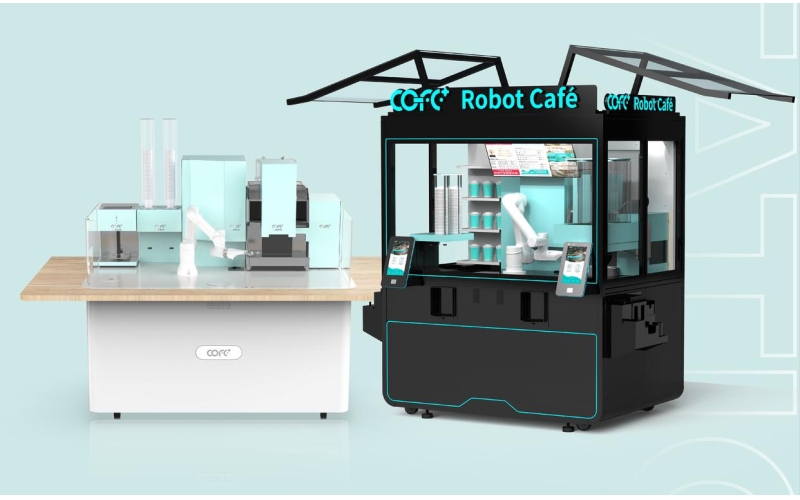 畅销全球65国的机器人咖啡馆COFE+登陆英国伯明翰The robot coffee shop COFE+, which sells well in 65 countries worldwide, has landed in Birmingham, UK