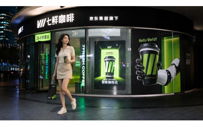 星巴克、瑞幸又添&ldquo;新对手&rdquo; 京东开无人咖啡店 机器人30秒内出杯Starbucks, Luckin Coffee add 'new competitors', JD opens unmanned coffee shop robot to dispense cups within 30 seconds