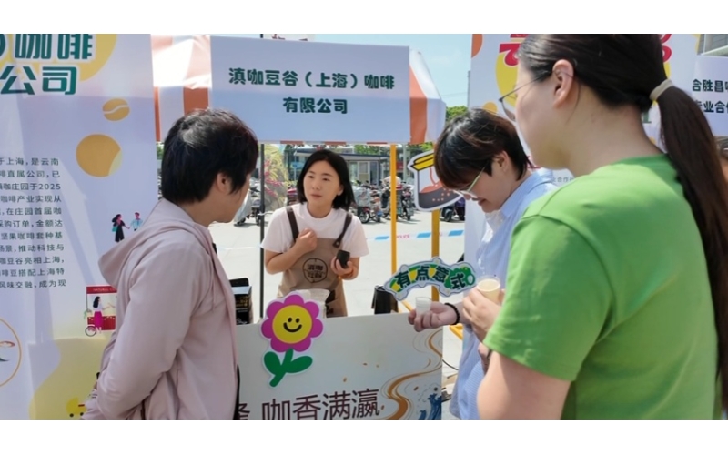 一杯咖啡，串起山海情！临沧精品咖啡走进崇明A cup of coffee, connecting the mountains and seas! Lincang boutique coffee enters Chongming
